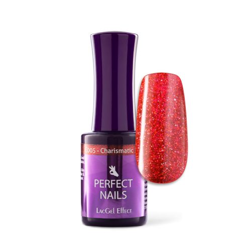 LacGel Effect E005 Gél Lakk 8ml - Charismatic Red - Winter Wonderland