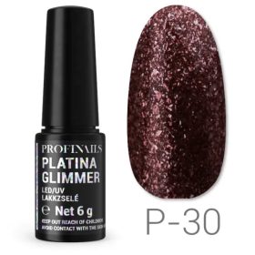 Profinails - Platina Glimmer Gél Lakk 6 gr P30