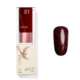 Nailgel - Ruby Red 001 gél lakk 8 Ml