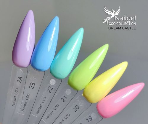 Nailgel - Rózsaszín 019 CCO Gél lakk 8ml