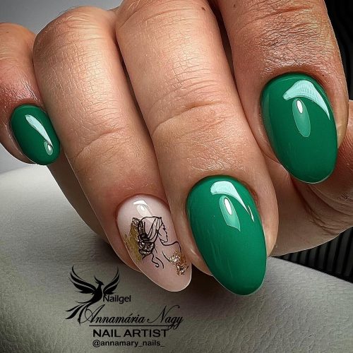 Nailgel - Zöld 031 CCO Gél lakk 8ml