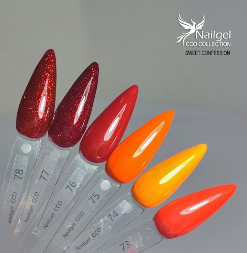 Nailgel - Piros 077 CCO Gél lakk 8ml