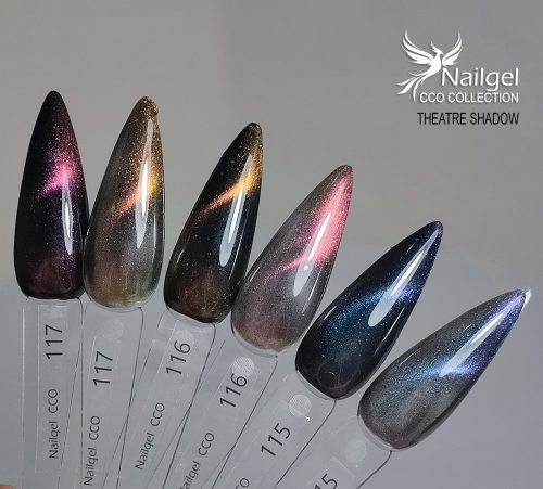 Nailgel - Kék 115 CCO Cat Eye Gél lakk 8ml