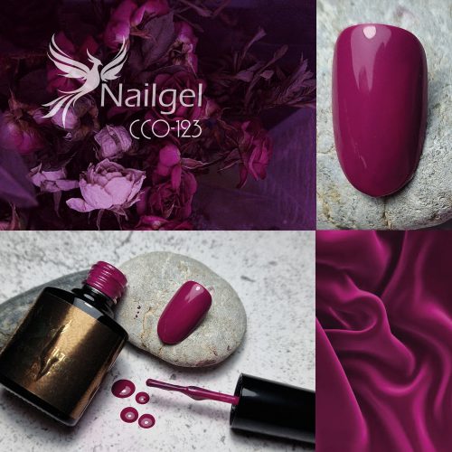 Nailgel - Lila 123 CCO Gél lakk 8ml