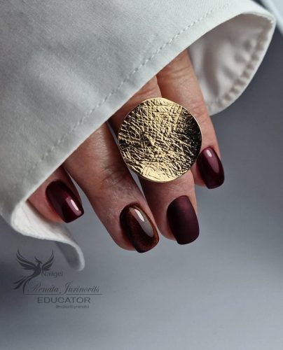 Nailgel - Bordó 124 CCO Gél lakk 8ml