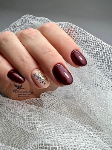 Nailgel - Bordó 124 CCO Gél lakk 8ml