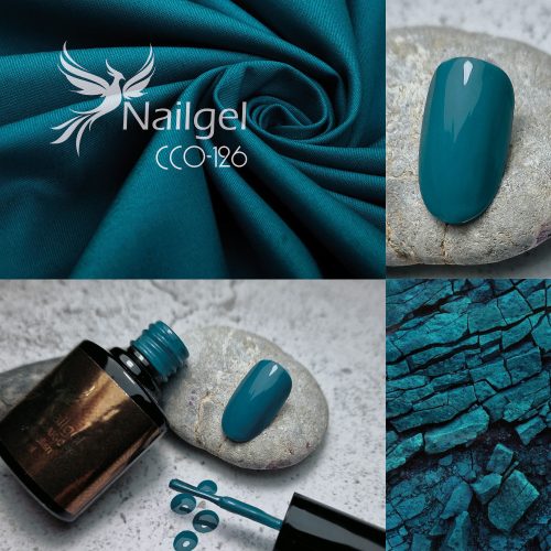 Nailgel - Petrol 126 CCO Gél lakk 8ml
