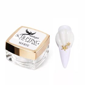 Nailgel - Sculpting White gyurmazselé 5ml