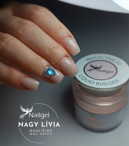 Nailgel - Liquid builder gel - REFLECTIVE 01  - 15 ml