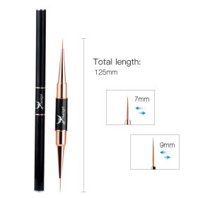   Nailgel 0-ás díszítő ecset, dupla végű, 7 és 9 mm szálhosszú